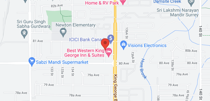 map of 8062 135A STREET